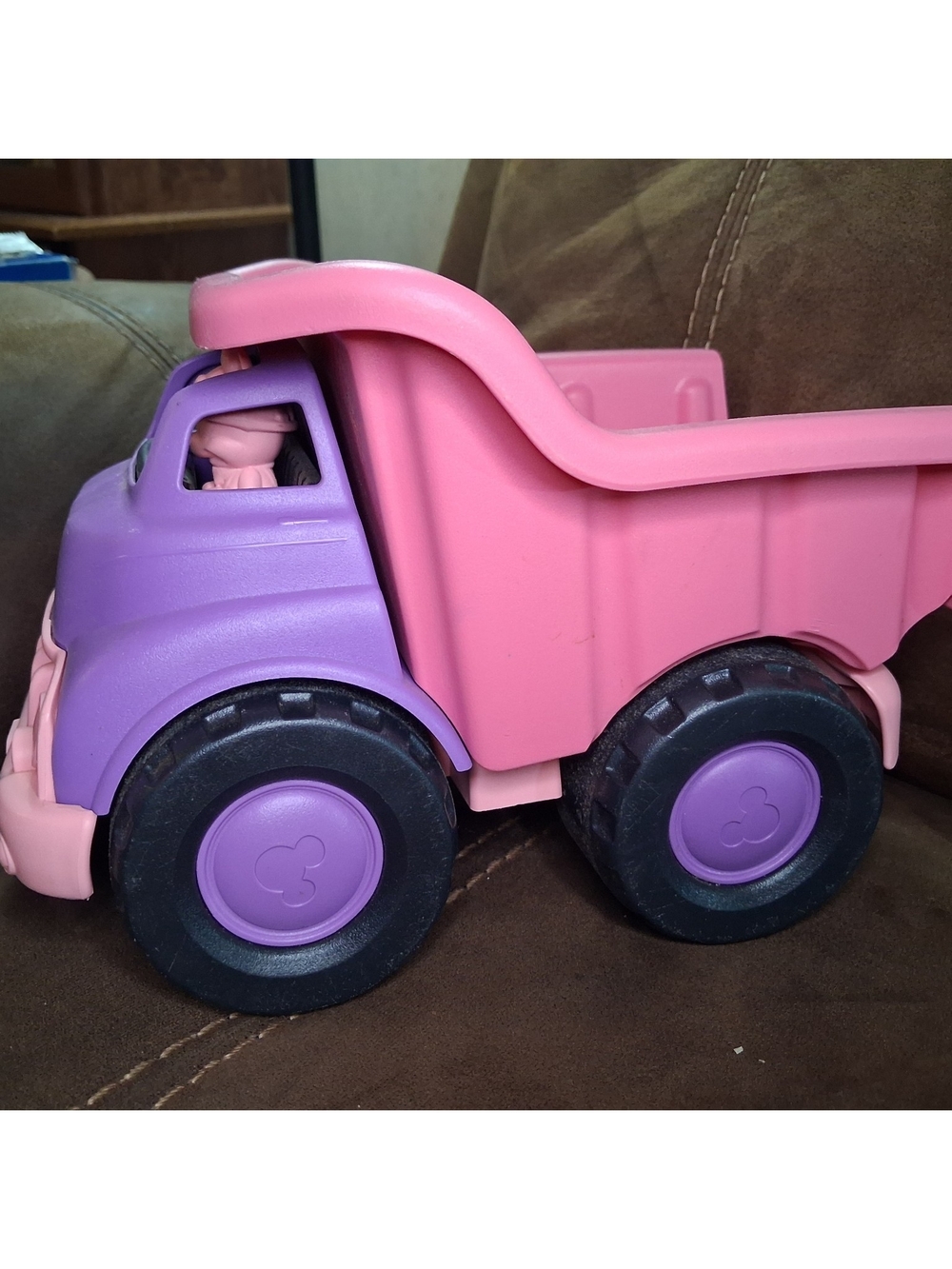Pink and Purple Toddler Dump Truck Toy by